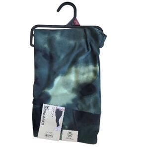 No Boundaries High Rise Ankle Women's Leggings Small Green Watercolor New